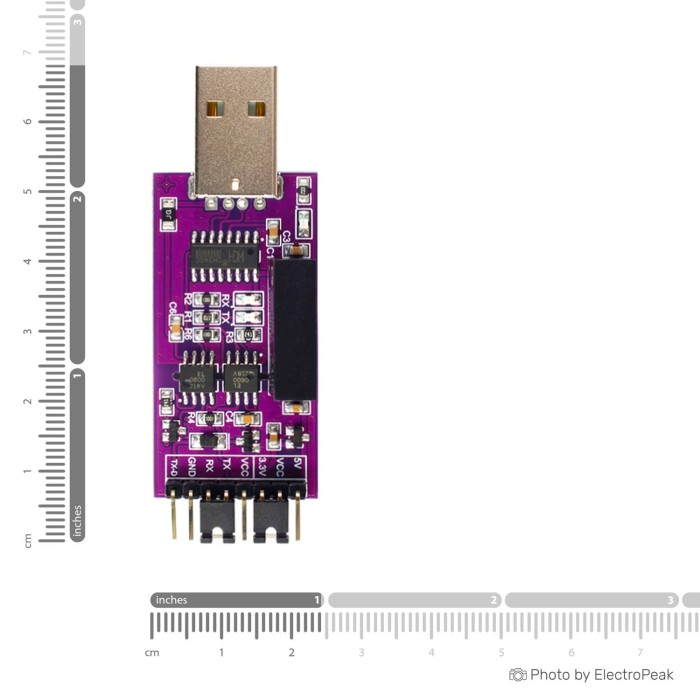 CH340C USB to Serial Converter IC - SOP16