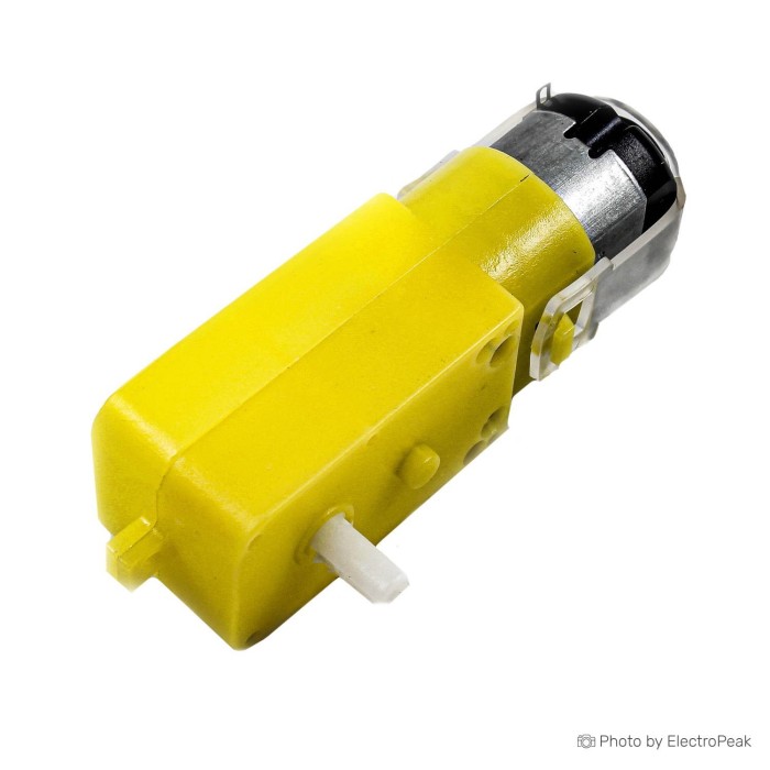 Single Axis TT DC Gear Motor - 1:120, 3-6V