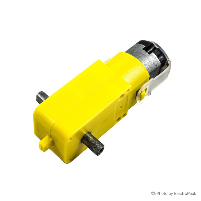 【SALE】 DC TT Axis Dual Gear Shaft) (Metal 3-6V 1:48, - Motor 3Dプリンタパーツ・アクセサリ