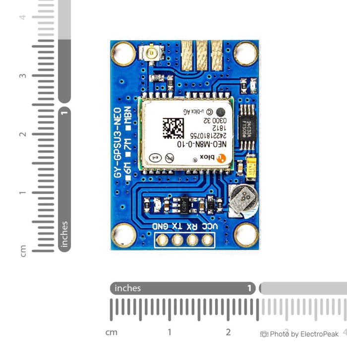 Module GPS NEO-8M Avec Antenne Pour Arduino - 3V-5V, 25x35mm, Sauvegarde Paramètres Hors Tension