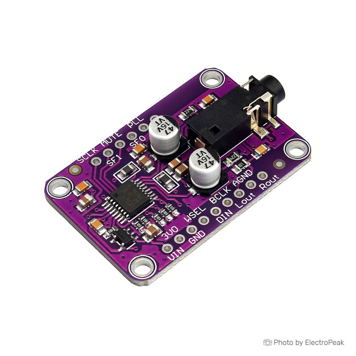 CJMCU-1334 UDA1334A Scheda Modulo Decodificatore Audio Stereo DAC 3,3 - Foto 5