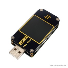 FNB48 USB Voltage Meter – Screen Flip, Real-Time Monitoring, 4-24V / 0-6.5A, Cable Tester, Data Logger