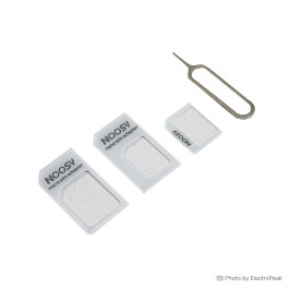 Kit Adattatori SIM 4in1 - Nano A Micro/Standard + Apri-Slot - Universale - Foto 9