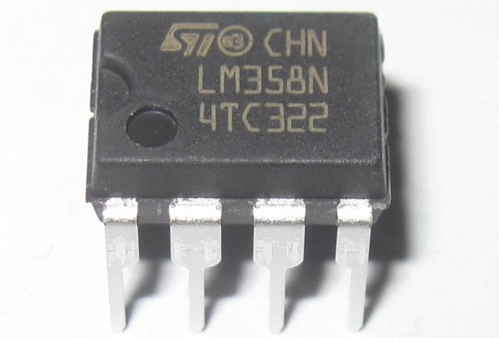 LM358N, 1.1MHz Op Amp, DIP-8 - Pack of 50