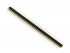 1x40 Machine Round Pin Male Headers - 2.54mm Pitch - Pack of 5