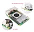 Raspberry Pi 5 Metal Active Cooling Case