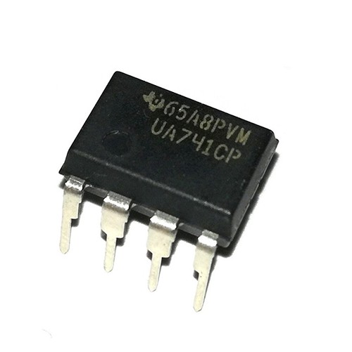 UA741CP, 1MHz Op Amp, DIP-8 - Pack of 10