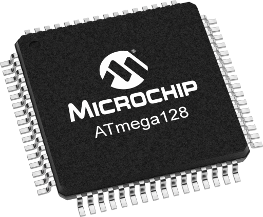 ATMEGA128A-AU, 10 bit 16 MHz megaAVR Microcontroller, TQFP-64