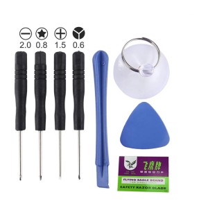 Small 9-Piece Screwdriver For Android/iPhone Smart Phone Disassembly - Pack of 10