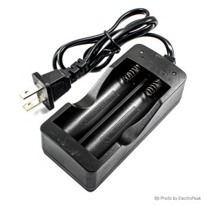 18650 Double Slot Lithium Battery Charger