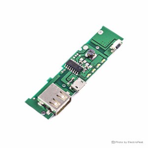 18650 Lithium Battery Charging  Power Bank Module - 5V, 1A
