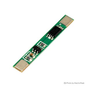 1-cell Lithium Battery Protection Board- 3.7V, 3A - Pack of 5