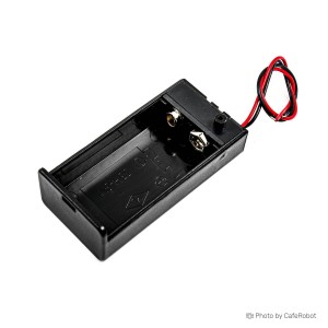 9V Battery Holder w/ Cover & ON/OFF Switch