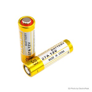 12V 27A Alkaline Remote Control Battery - Pack of 5