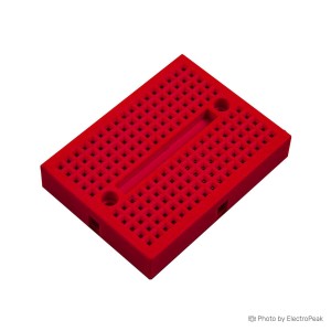 SYB-170 Mini Breadboard - 35x47mm (Red) - Pack of 10
