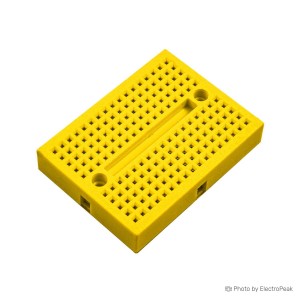 SYB-170 Mini  Breadboard - 35x47mm (Yellow) - Pack of 10