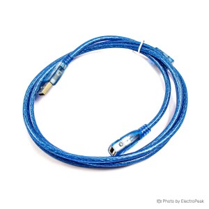 USB 2.0 Extension Cable - Male to Female - 1.5m Blue
