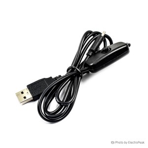 USB to Type-C Power Cable - with ON/OFF Switch