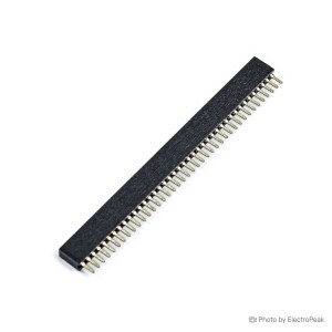 1x40 Pin Female Headers - 1.27mm Pitch - Pack of 5