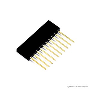 1x10 Pin Female Long Header - 2.54mm Pitch - Pack of 10