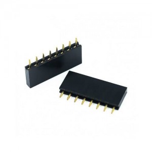 1x8 Pin Female Long Header - 2.54mm Pitch - Pack of 20