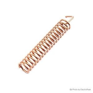 L Shaped Copper Spring Antenna - 29mm, 433MHz - Pack of 5