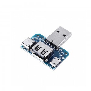 USB Male to Female, microUSB and Type-C Adapter Board