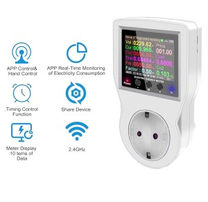 WiFi Smart Power Meter with Temperature Controller 16A