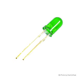 LED - Green 5mm - Pack of 100