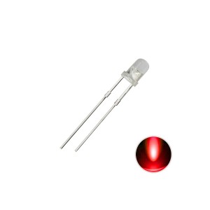 Super Bright LED - Red 3mm - Pack of 50