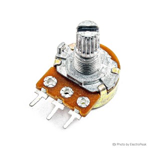 100K Ohm WH148 Rotary Potentiometer - Pack of 10
