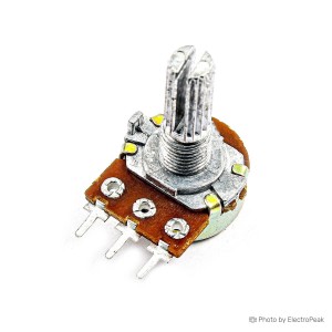 10K Ohm WH148 Rotary Potentiometer - Pack of 10