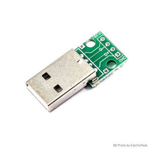 USB Male to 4P DIP Adapter Breakout Board - Pack of 5