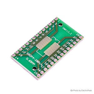 SOP28/SSOP28/TSSOP28 SMD to DIP Adapter - Pack of 10