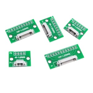 1.25mm Female GH to DIP 2.54mm Adapter Breakout Board - Pack of 50