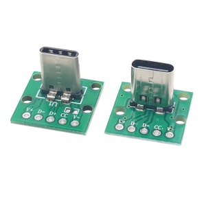 Vertical Type-C to DIP 5-Pin Adapter Breakout Board