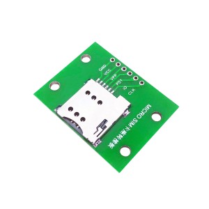 Micro SIM Cardholder to DIP 6-Pin Adapter Breakout Board