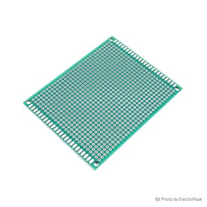 Universal PCB Prototype Board - Double Sided, 7x9cm - Pack of 2