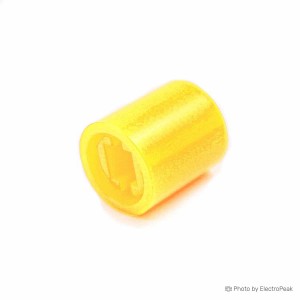 Cap for 6mm Tactile Push Button Switch - 6x6mm (Yellow) - Pack of 20