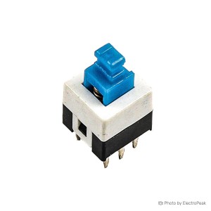 Tactile Push Button Switch - 8x8mm, 6 Pins - Pack of 20