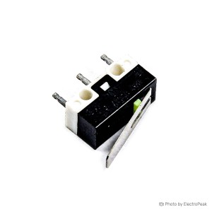 125V 2A Level Actuator Micro Switch with Handle - Pack of 20