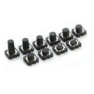 Tactile Push Button Switch - 12x12x7.5mm - Pack of 20