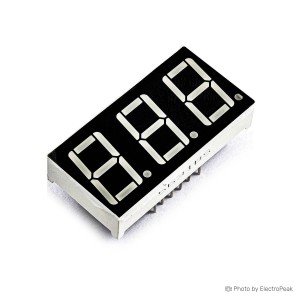 7-Segment Display - 3-Digit, 0.56inch