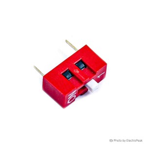 DIP Switch- 1 Position, 2.54mm - Pack of 5