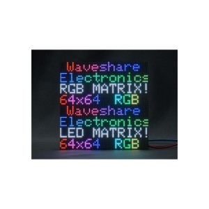 Waveshare 64x64 3mm-pitch Dot-Matrix RGB full color Screen With HUB75 interface