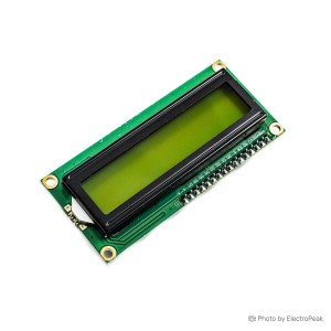 1602 16A—2 LCD Display with I2C/IIC interface - Green Backlight