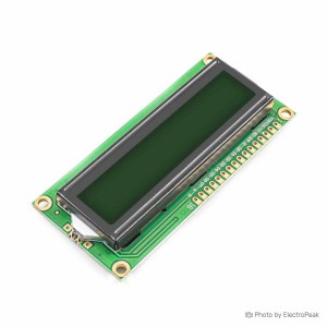 1602 16x2 Character LCD Display Module- Green Backlight