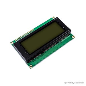 2004 20x4 Character LCD Display Module- Green Backlight