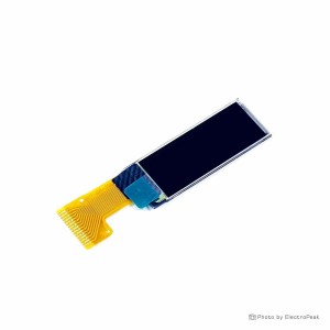 0.91inch OLED Display - IIC, 14 Pin, SSD1306 Driver (Blue)
