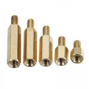 M3 Male-Female Copper Pillar Hex Nut Spacing Screw- 15mm - Pack of 25